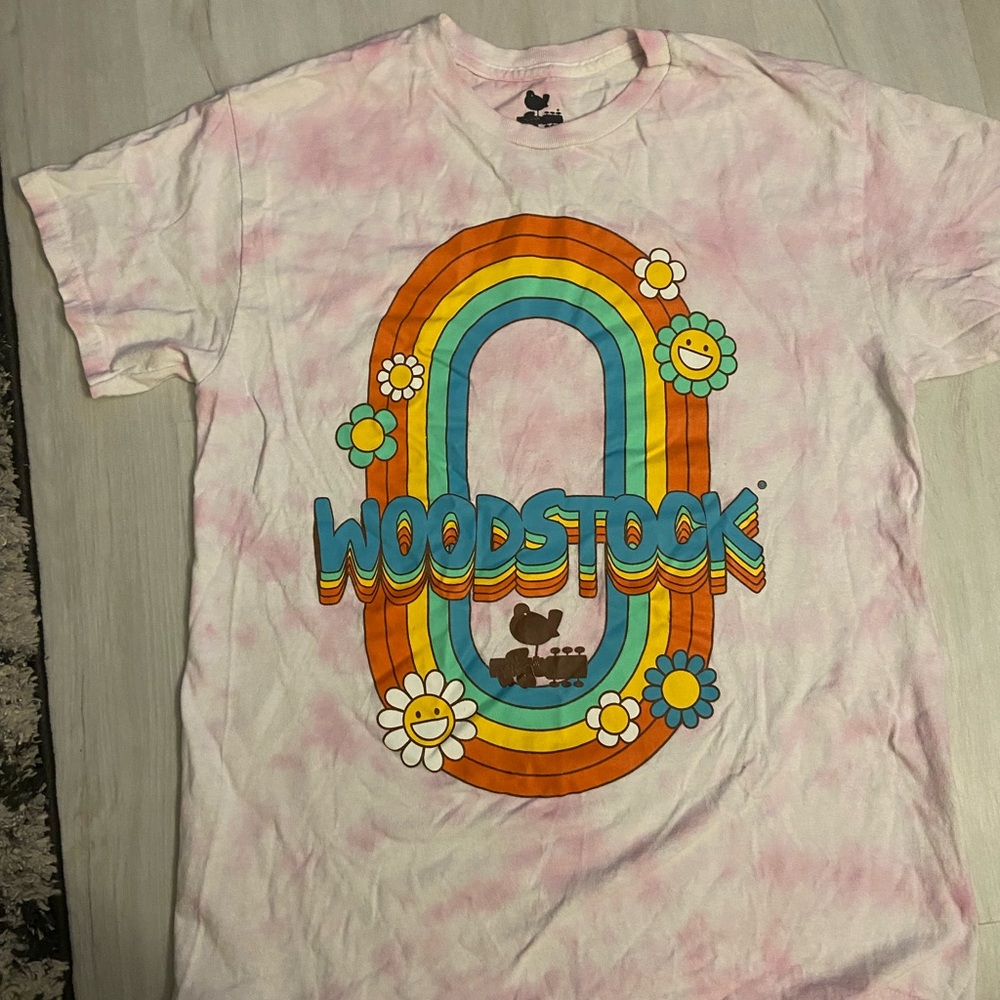 Woodstock Tie-Dye T-Shirt - Pink
